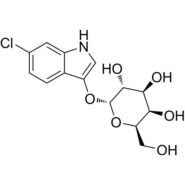 6-Chloro-3-indolyl α-D-galactopyranoside Chemical Structure